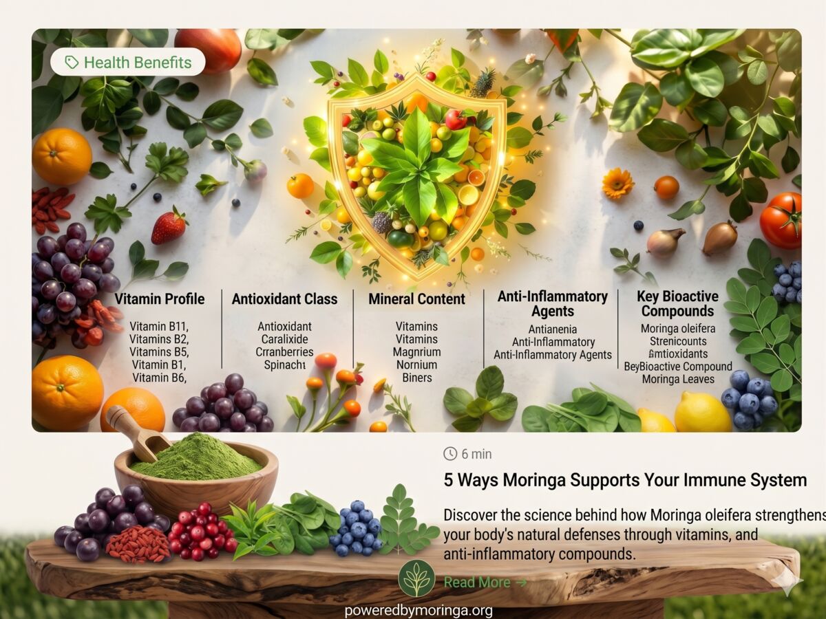5 Ways Moringa Supports Your Immune System