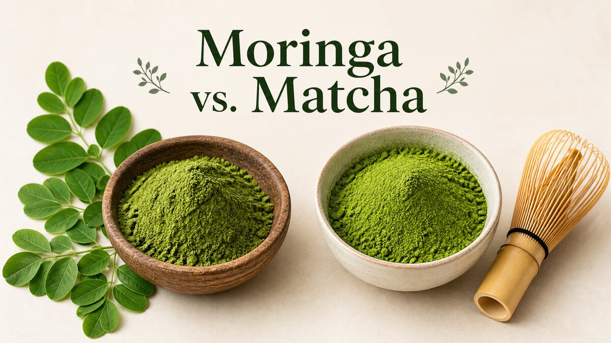Moringa vs. Matcha: What You're Actually Comparing