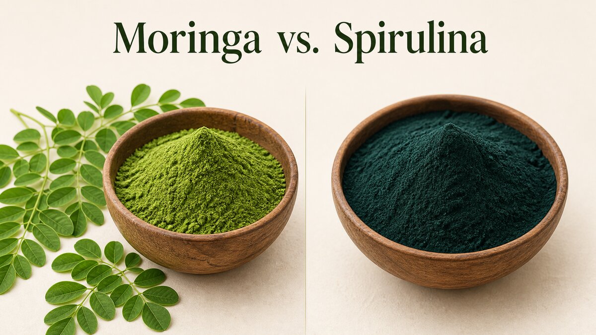 Moringa vs. Spirulina: How Do These Two Superfoods Actually Compare?