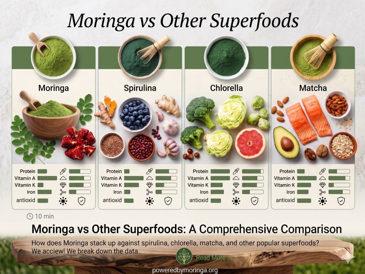 Moringa vs Other Superfoods: A Comprehensive Comparison