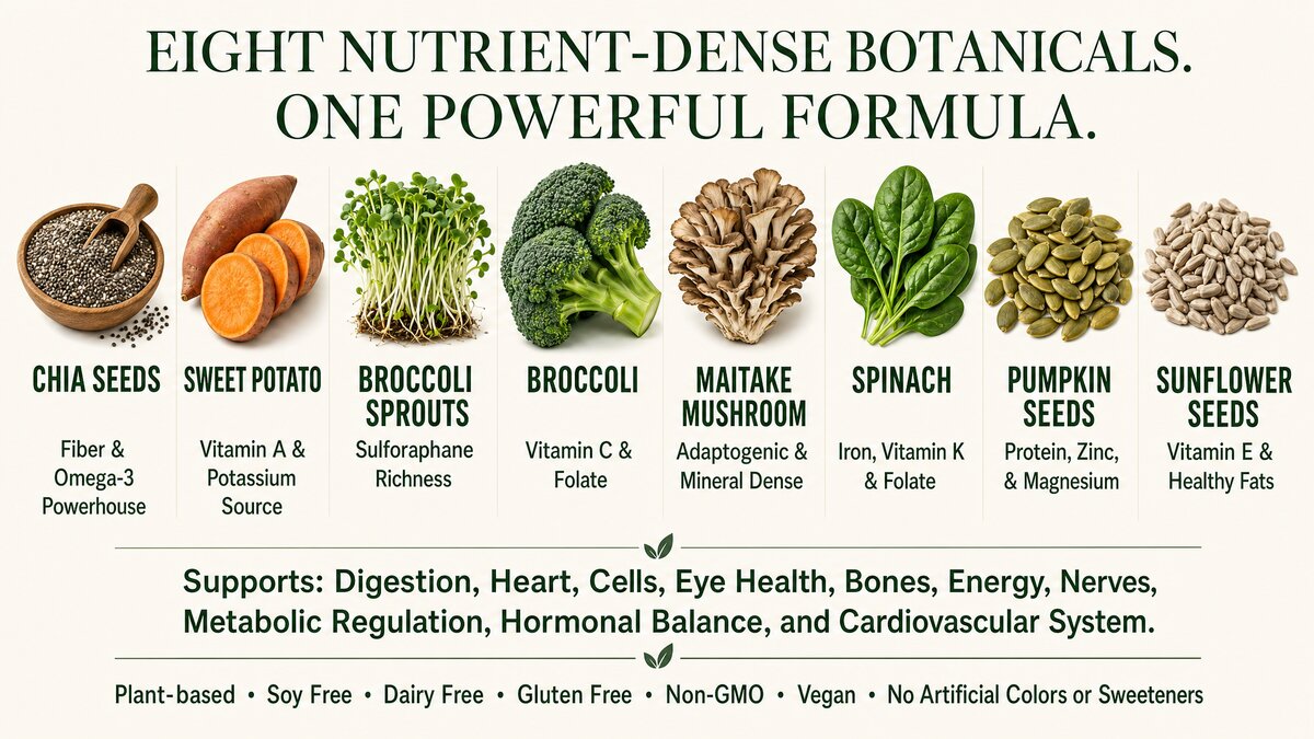 Botanical Ingredients in Vital 1